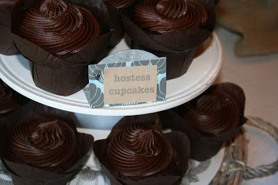 Marshmallow Cream Filled Chocolate Cupcakes with Bittersweet Frosting