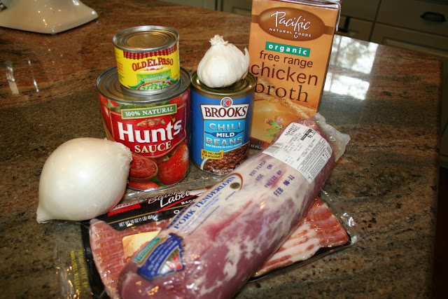 Pork Chili Ingredients